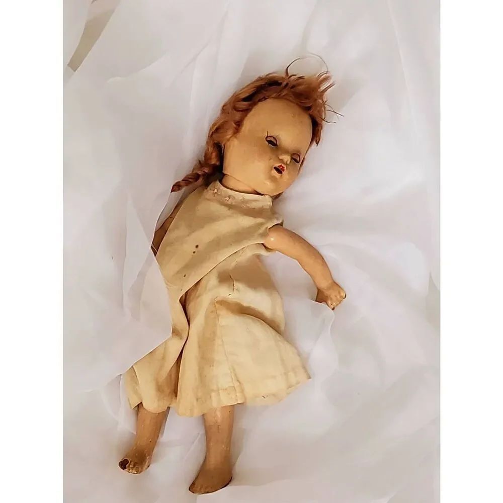 Vintage Horsman Doll and Kewpie doll
